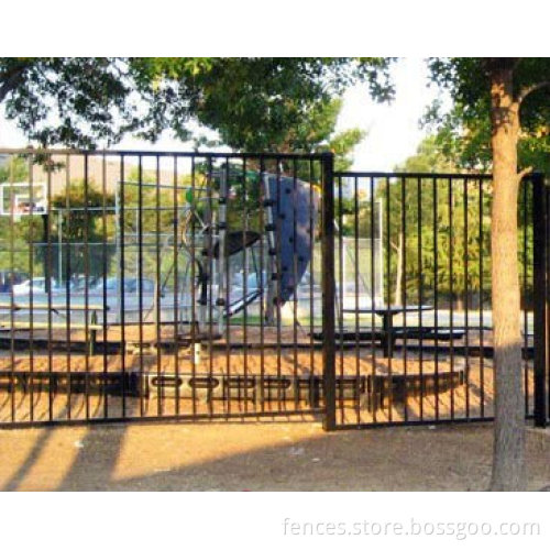 steel picket fence gate factory discount price